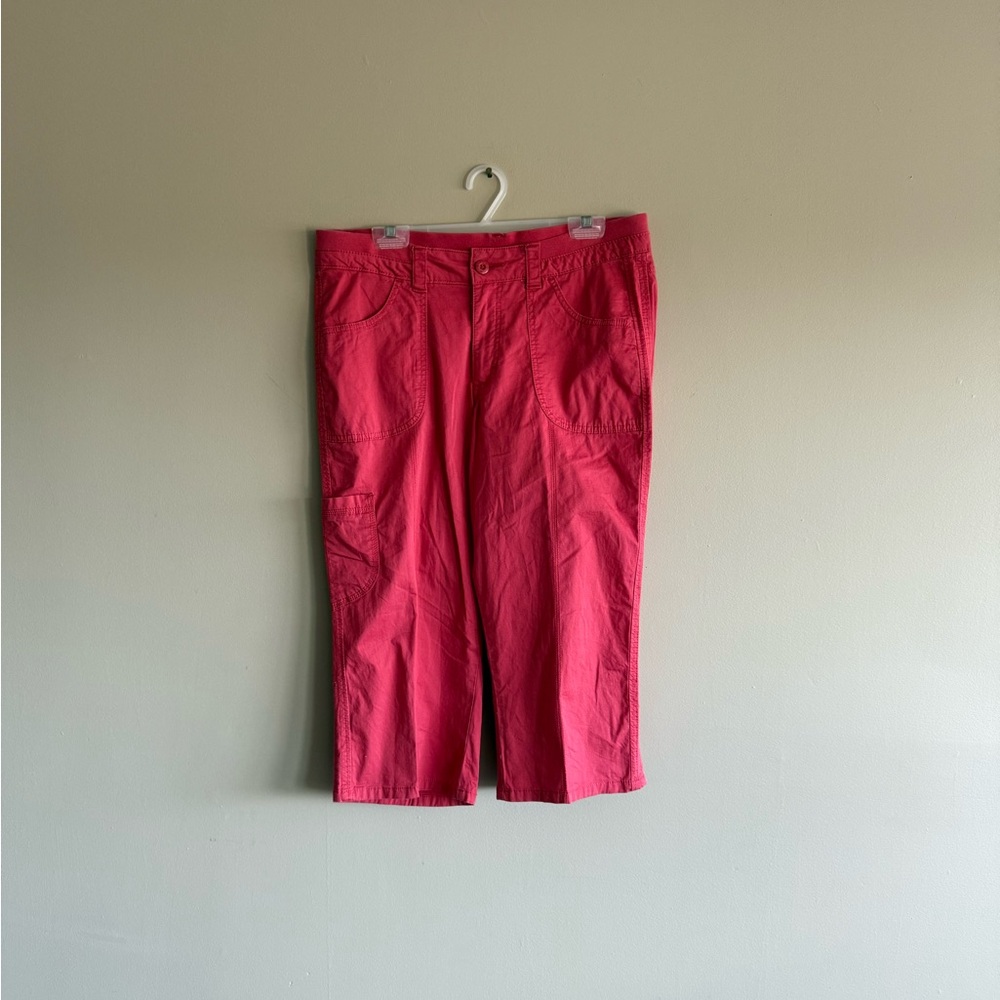 Riders by Lee Pink Capri Pants Comfort Stretch Waistband